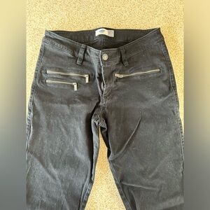 Old navy skinny zipper pants - black - size 12